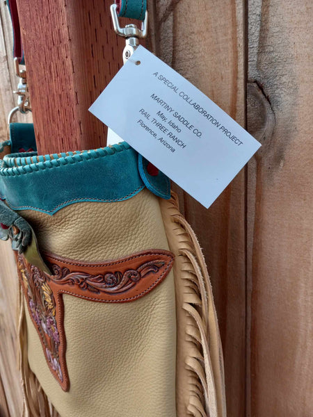 Kaleidoscope  Steer Skull Bag