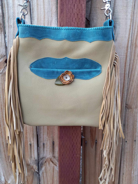 Kaleidoscope  Steer Skull Bag