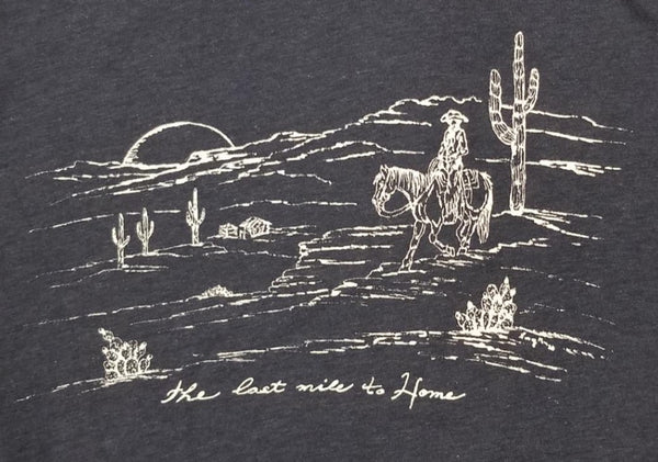 The Last Mile to Home tee in Blue