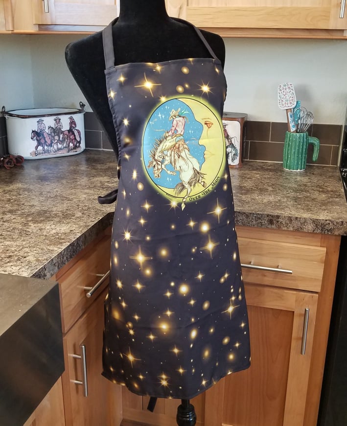 Over the Moon Apron