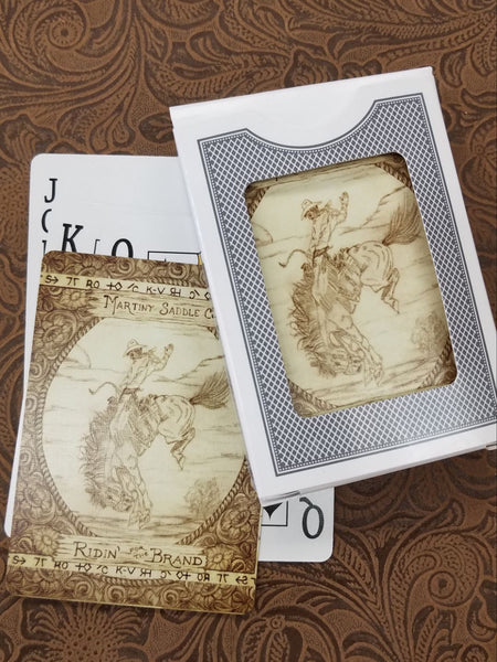 Ridin' for the Brand Playing Cards
